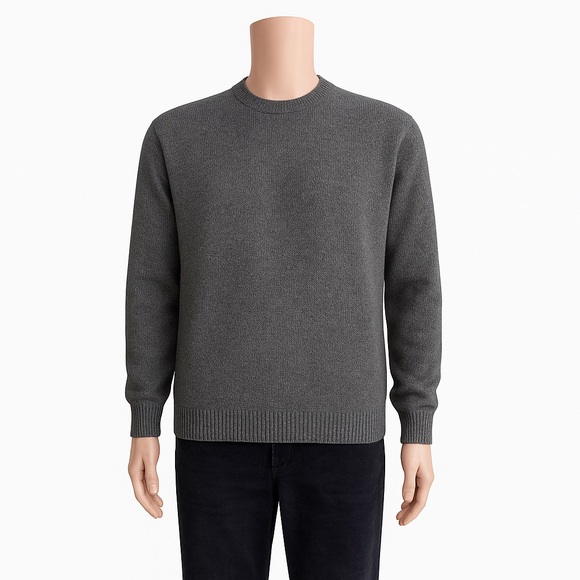 Alessandro Dell’Acqua Gray Merino Wool Sweater Pullover – Size M (NWT) - Picture 2 of 11